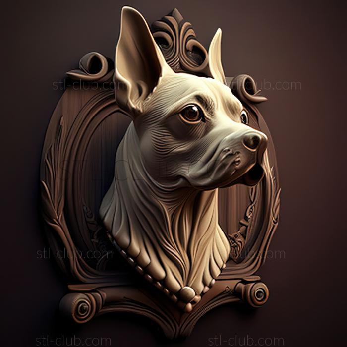 3D model st Burbul dog (STL)